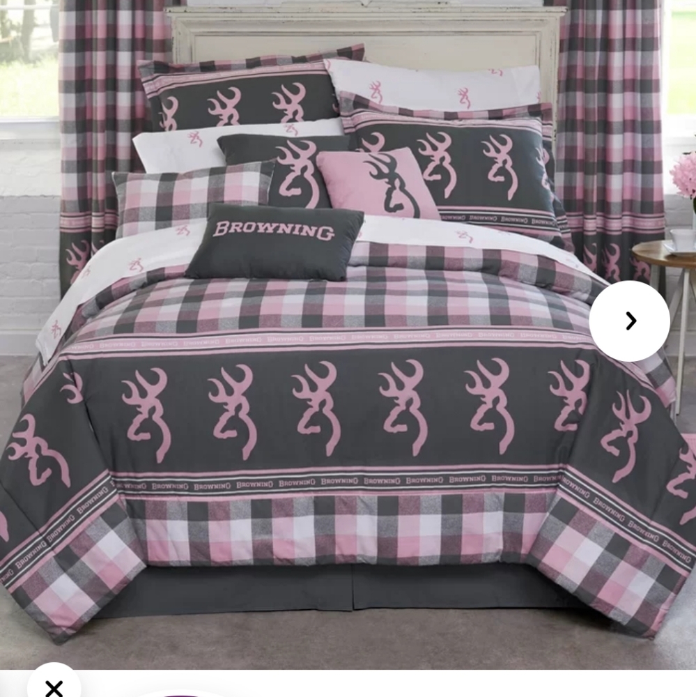Browning Comforter and sheet set